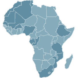 mobilisation internationale africa, map